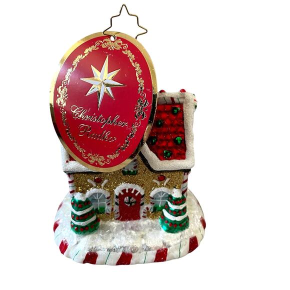 NEW Christopher Radko Sweet Tooth Cottage Glass Ornament - Picture 15 of 16
